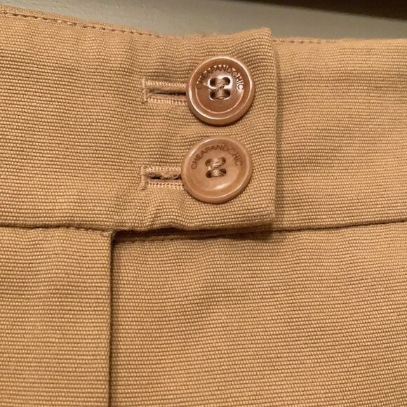 MOSCHINO Cheap and Chic Cotton Wool Blend Wide Leg Dress Pants Trousers Tan - Picture 6 of 9